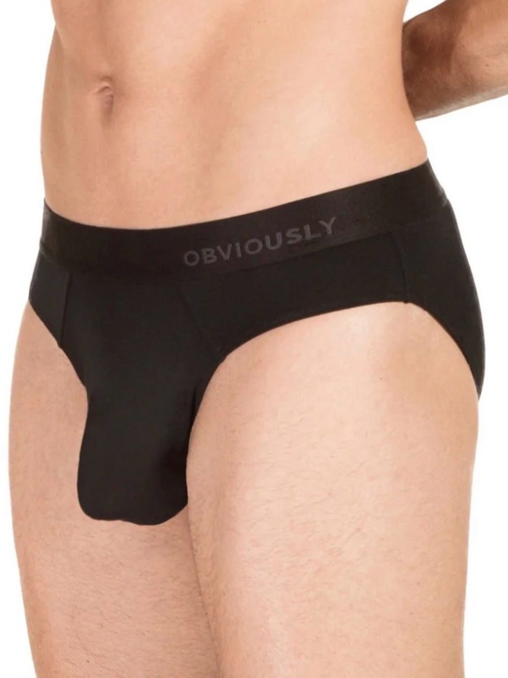 Obviously Men’s Black Briefs – Supportive Everyday Underwear